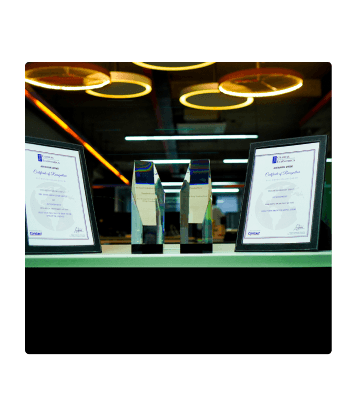 FundedNext Awards on Table